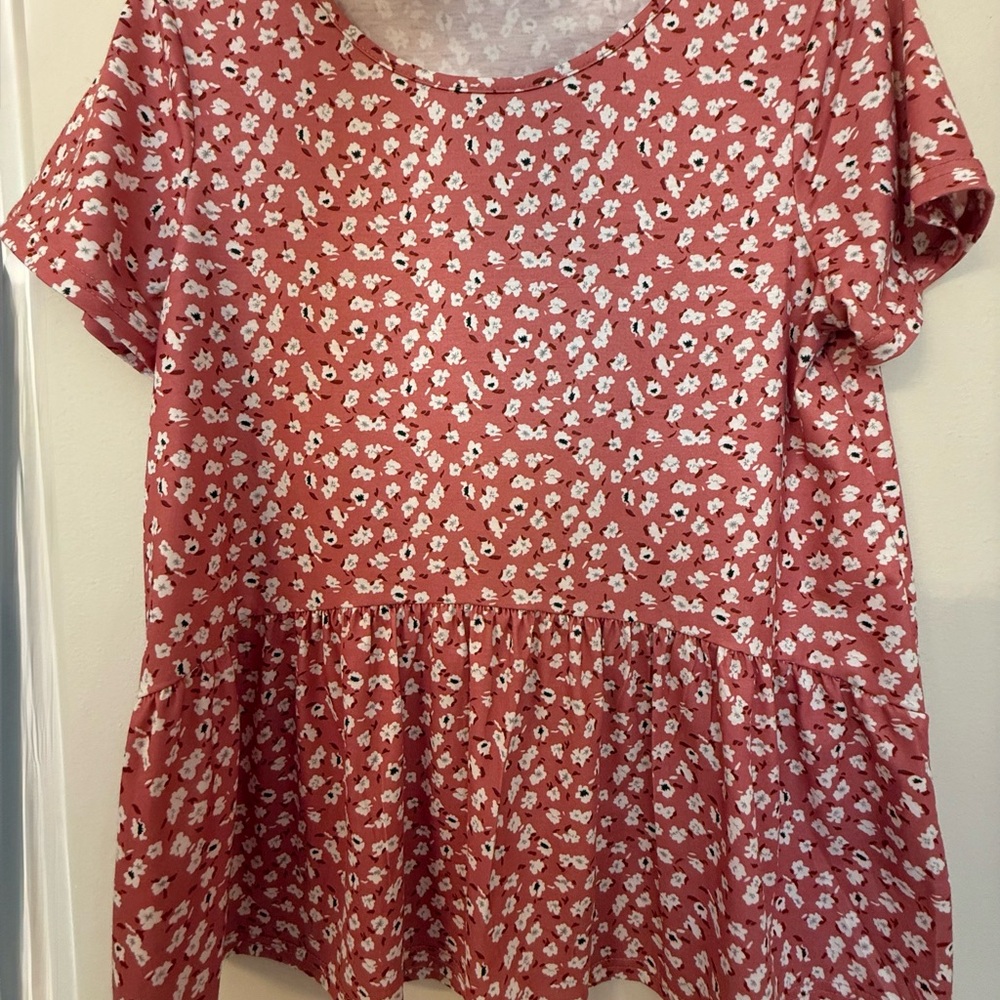 Floral Pink Women's Top